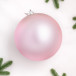 Шар пластиковый матовый 200 мм., нежно-розовый, ЕлкиТорг (150608)
