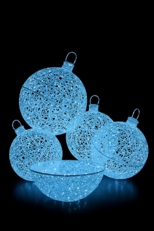 Светодиодная инсталляция Елочные игрушки 5 шт., Сад Радости (SR265)