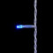 Светодиодная бахрома 3,1*0,5 м.,150 синих LED ламп, мерцание, прозрачный провод ПВХ, Beauty Led (PIL150BLW-10-2B)