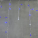 Светодиодная бахрома 3,1*0,5 м., 150 синих LED ламп, мерцание, прозрачный провод ПВХ, LTC (PIL150BLW-10-2B) в Санкт-Петербурге