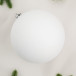 Шар пластиковый матовый 200 мм., белый, ЕлкиТорг (150609)