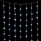 Светодиодный занавес 2*3 м., 600 белых LED ламп, облегченный, прозрачный провод ПВХ, Beauty led (PCL600NOT-10-2W)
