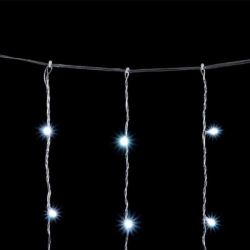 Светодиодный занавес 2*3 м., 600 белых LED ламп, облегченный, прозрачный провод ПВХ, LTC (PCL600NOT-10-2W) в Санкт-Петербурге