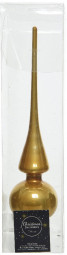 Елочная макушка Classic 26 см, темно-золотой, стекло, KAEMINGK (114789)