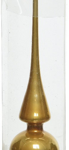 Елочная макушка Classic 26 см, темно-золотой, стекло, KAEMINGK (114789)