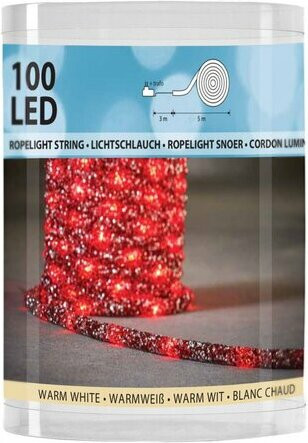 Гирлянда дюралайт Luca Lighting, цвет красный , 100 ламп, 8 функций, 5 м., LUCA (83796) в Санкт-Петербурге