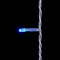 Светодиодная бахрома 4,9*0,5 м., 240 синих LED ламп, мерцание, прозрачный провод ПВХ, Beauty Led (PIL240BLW-10-2B)