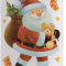 Наклейки для декорирования Дед Мороз с мешком подарков 30*40 см., Kaemingk (461437/4)