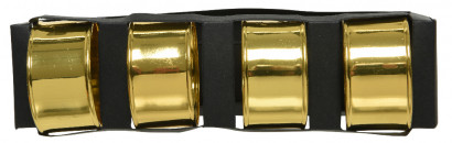 Кольца для салфеток Золото любви 4,5 см., 4 шт., золото, Kaemingk (607999/2)