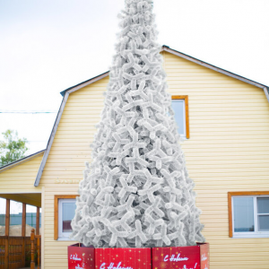 Уличная искусственная сосна Альпийская белая 21 м., ствольная, Леска, Green Trees (GT21ALESW)
