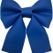 Елочное украшение Бант, 240 мм., синий, Эко-кожа, ПромЕлка (БТ5-240-BLUE)