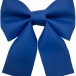 Елочное украшение Бант, 240 мм., синий, Эко-кожа, ПромЕлка (БТ5-240-BLUE)