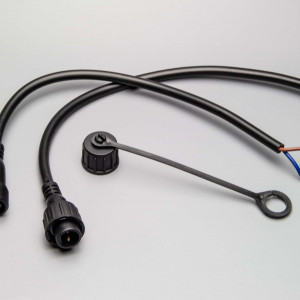 Коннектор папа-мама, 2 pin, черный, Teamprof (TPF-MF2-60/2-B) 