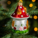 Елочное украшение Теремок, стекло, 11 см., 1 шт., Витус (А334)