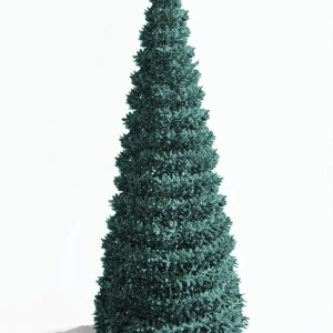 Уличная елка Евро-2 изумрудная 30 м., каркасная, ПВХ, Green Trees (GT30EVPVCBL)