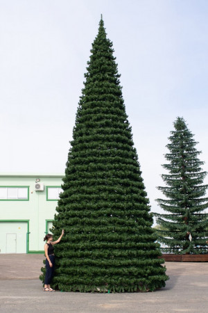 Уличная елка Испанская зеленая 16 м., каркасная, ПВХ, Green Trees (GT16ISPVC)