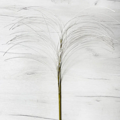 Ветвь Блестящая белая 102 см., Christmas DeLuxe (89542)