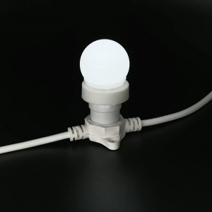 Лампа Ø45 мм. для Белт-лайта 220В, Цоколь E27, 2Вт, Белая, LTC (LAMP1-2W)