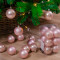 Набор пластиковых шаров Дивный 60 мм, нежно-розовый, 12 шт, Kaemingk (021924)