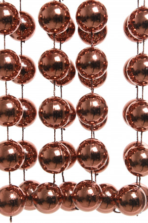 Бусы пластиковые Гигант 20 мм*270 см., палисандровый, Kaemingk (001841)