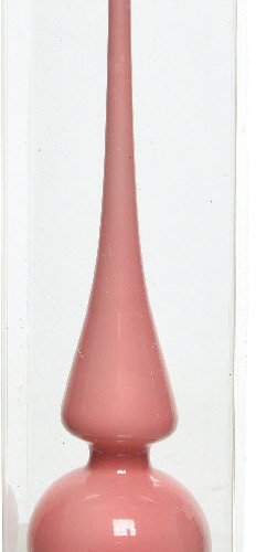 Елочная макушка Classic 26 см, карамельно-розовый, стекло, KAEMINGK (114849)