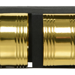 Кольца для салфеток Золото любви 4,5 см., 4 шт., линии, золото, Kaemingk (607999/3)