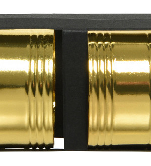 Кольца для салфеток Золото любви 4,5 см., 4 шт., линии, золото, Kaemingk (607999/3)