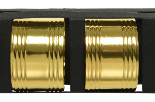 Кольца для салфеток Золото любви 4,5 см., 4 шт., линии, золото, Kaemingk (607999/3)