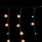 Светодиодная бахрома 3,1*0,5 м, 150 экстра теплых белых LED ламп, мерцание, черный провод ПВХ, Beauty Led (PIL150BLW-11-2EWW)