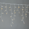 Светодиодная бахрома 3,1*0,5 м., 120 LED, тепло-белый, статика, белый провод каучук, LTC (ECO120-8-2WW)