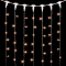 Светодиодный занавес 2*2 м., 400 экстра теплых белых LED ламп, прозрачный провод ПВХ, Beauty Led (PCL402-10-2EWW)