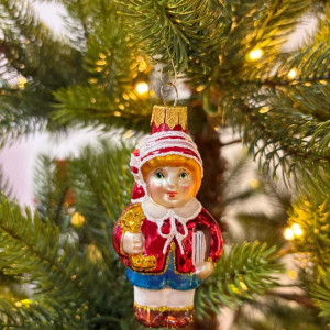 Формовая игрушка Буратино 9.5 см., стекло, Витус (А448)