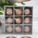 Набор пластиковых шаров Рандеву 80 мм., 9 шт., розовый с золотом, Christmas DeLuxe (87802)