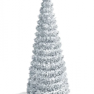 Уличная елка Евро-2 белая 30 м., каркасная, ПВХ, Green Trees (GT30EVPVCW)