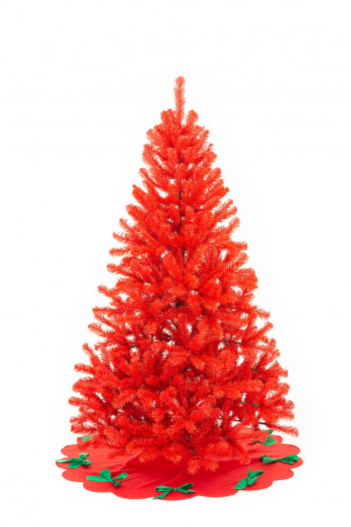 Искусственная елка Огненная 240 см., мягкая хвоя, ЕлкиТорг (49240)