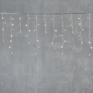 Светодиодная бахрома 4,9*0,5 м., 240 экстра теплых белых LED ламп, прозрачный провод ПВХ, Beauty Led (PIL240-10-2EWW)