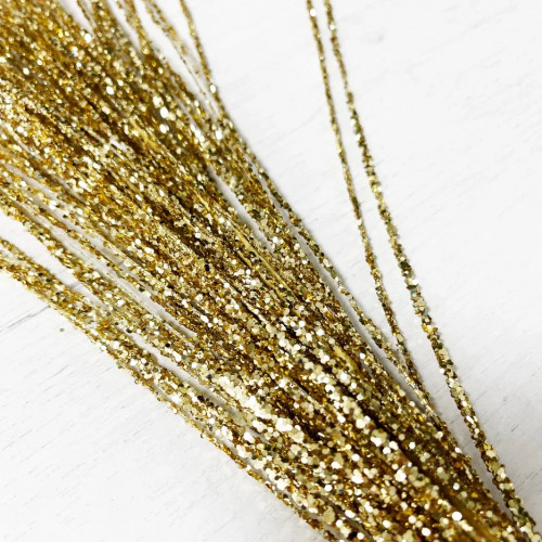 Ветвь Новогодняя золото 80 см., Christmas DeLuxe (89149)