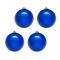Набор пластиковых шаров 100 мм., синий глянец, 4 шт, Snowmen (ЕК0314)