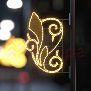 Светодиодная консоль Бабочка 88*100 см., 220В, Conso (KPF-025-L001)