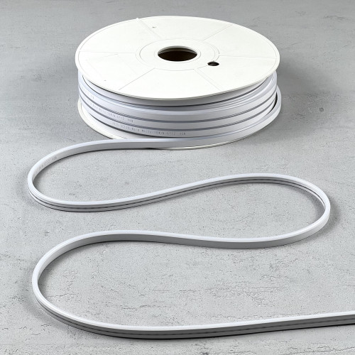 Односторонний гибкий Неон 8х16 мм., 1 метр, Тепло-Белый 24В, IP65, LTC (FR-23501)