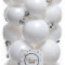 Набор пластиковых шаров Стиль mix, белоснежный, 30 шт, Kaemingk (022919) 