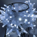 Светодиодная нить 100 холодных белых LED ламп, 10 м., 24В, статика, прозрачный провод ПВХ, Teamprof (TPF-S10C-24V-CT/W) в Санкт-Петербурге