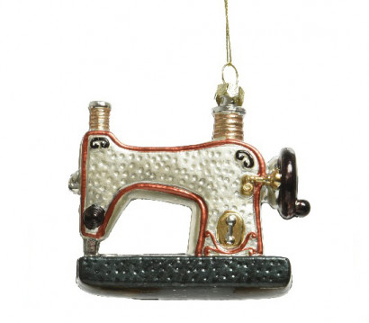 Елочное украшение Швейная машинка  3х10х9 см., пластик, Kaemingk (027756/1)