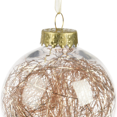 Набор пластиковых шаров Биссер в розовой дымке 80 мм., 27 шт., Koopman (AWR100510)