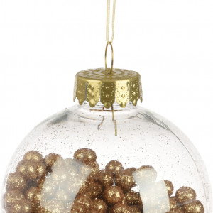 Набор пластиковых шаров Биссер в розовой дымке 80 мм., 27 шт., Koopman (AWR100510)