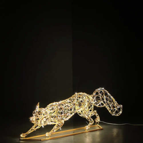 Светодиодная фигура Лиса крадущаяся 50 см., Сад Радости (SR173) 