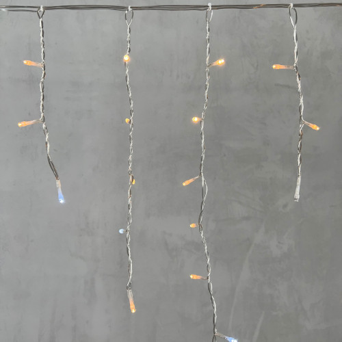 Светодиодная бахрома 4,9*0,5 м., 240 экстра теплых белых LED, мерцание, прозрачный провод ПВХ, Beauty Led (PIL240BLW-10-2EWW) в Санкт-Петербурге