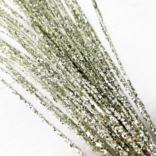 Ветвь Новогодняя шампань 80 см., Christmas DeLuxe (89150)