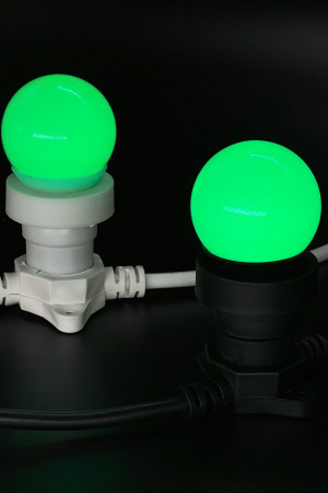 Лампа Ø45 мм. для Белт-лайта 220В, Цоколь E27, 2Вт, Зеленая, LTC (LAMP1-2G)