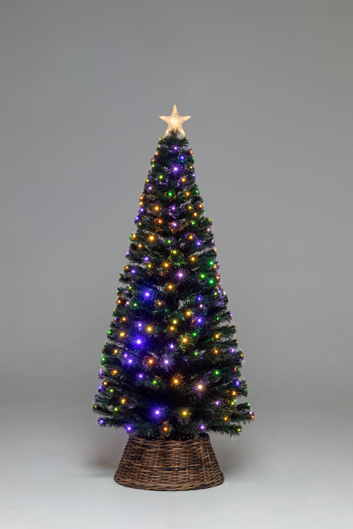 Оптоволоконная елка с LED лампочками Праздничная 240 см., пвх, контроллер (Т2206В-240) в Санкт-Петербурге